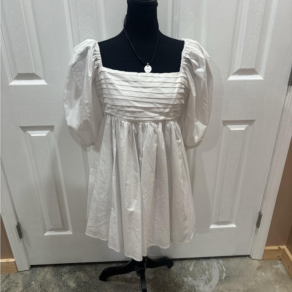 ABERCROMBIE & FITCH Emerson Poplin Puff sleeve mini size M